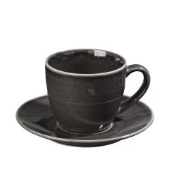 Broste Copenhagen Nordic Coal Tasse Inkl. Untertasse