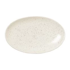 Broste Copenhagen Nordic Vanilla Teller Oval 22cm