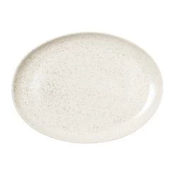 Broste Copenhagen Nordic Vanilla Teller Oval 35,5cm