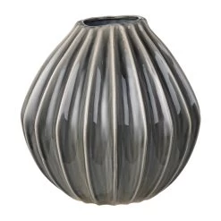 Broste Copenhagen Wide Vase Smoked Pearl