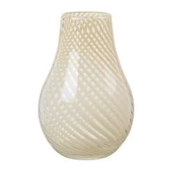 Broste Copenhagen Ada Cross Stripe Vase 22,5cm