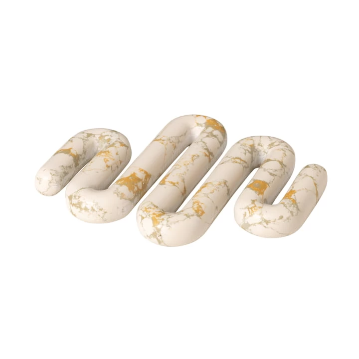 Broste Copenhagen - Orla Untersetzer, 14 X 25 Cm, Crémeweiß / Blau 8 Broste Copenhagen - Orla Untersetzer, 14 X 25 Cm, Crémeweiß / Blau – Bild 8