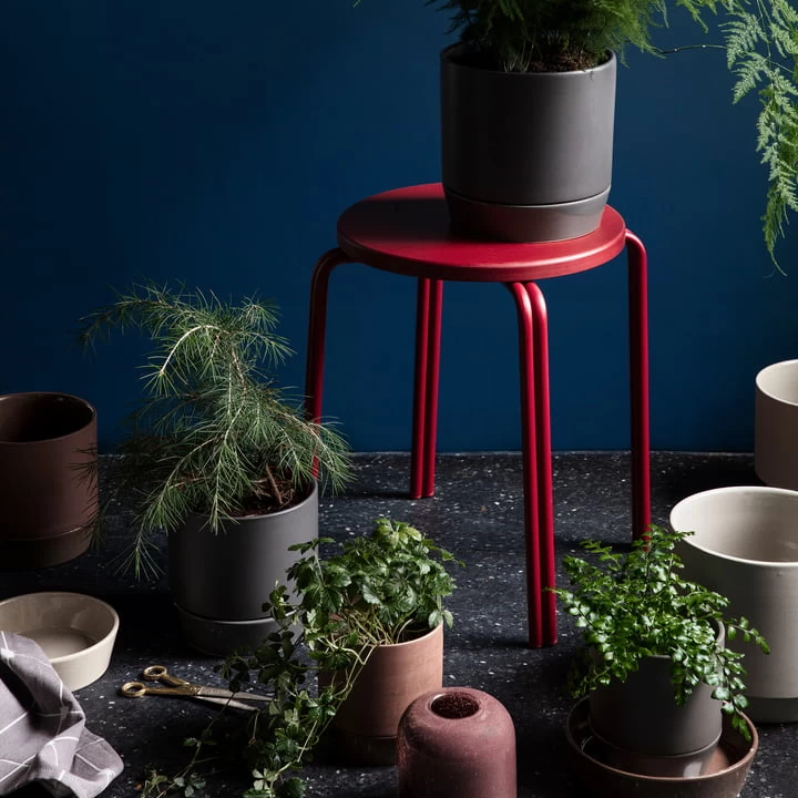 Broste Copenhagen - Denise Übertopf, Ø 21 X H 21 Cm, Dove Grey 4 Broste Copenhagen - Denise Übertopf, Ø 21 X H 21 Cm, Dove Grey – Bild 4