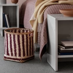 Broste Copenhagen - Meli Aufbewahrungskorb, Rot / Natur (3er-Set) 5 Broste Copenhagen - Meli Aufbewahrungskorb, Rot / Natur (3er-Set) -Broste Copenhagen Broste Copenhagen AW21 Ambiente 19