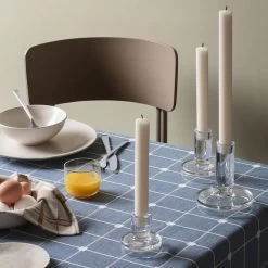 Broste Copenhagen - Petra Kerzenständer, Ø 8 X H 8 Cm, Smoked Pearl / Dark Grey -Broste Copenhagen Broste Copenhagen AW21 Ambiente 2 18