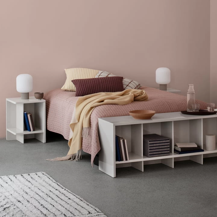 Broste Copenhagen - Tenna Nachttisch, Links, Maritime Blue 2 Broste Copenhagen - Tenna Nachttisch, Links, Maritime Blue – Bild 2