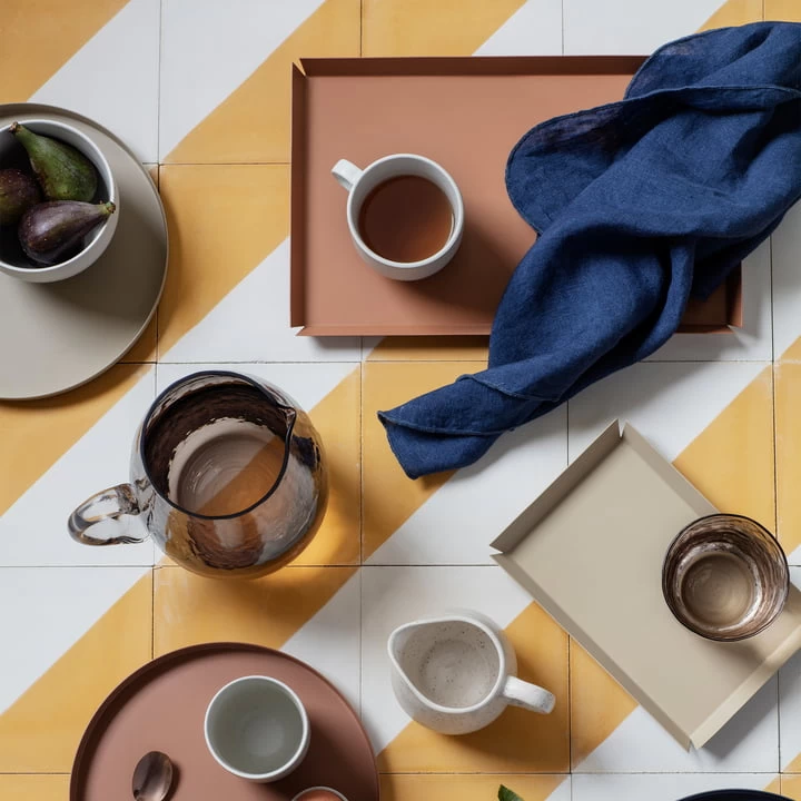 Broste Copenhagen - Erika Serviertablett, 14 X 21 Cm, Pureed Pumpkin 2 Broste Copenhagen - Erika Serviertablett, 14 X 21 Cm, Pureed Pumpkin – Bild 2