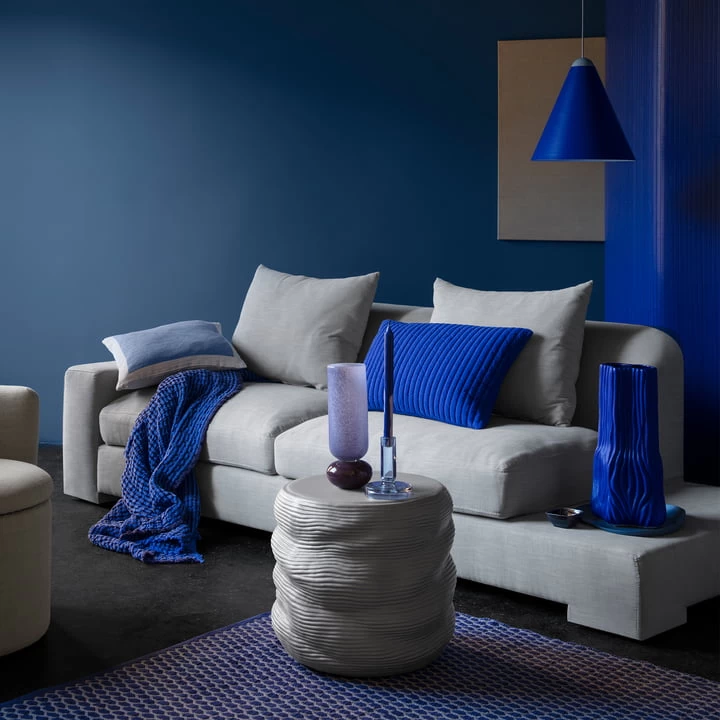 Broste Copenhagen - Dorit Vase, H 28 Cm, Serenity Light Blue / Taupe 2 Broste Copenhagen - Dorit Vase, H 28 Cm, Serenity Light Blue / Taupe – Bild 2