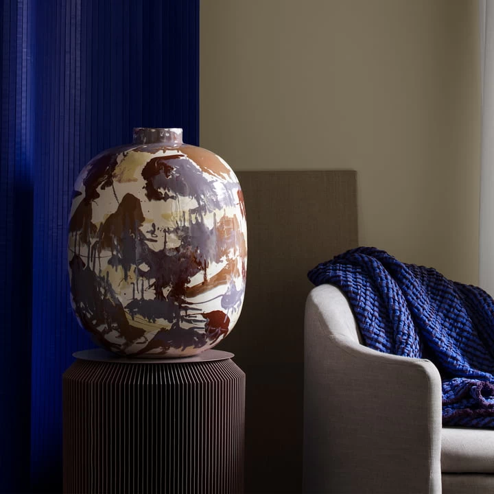 Broste Copenhagen - Thyra Vase, Ø 25 X H 31 Cm, Mix Light Color 2 Broste Copenhagen - Thyra Vase, Ø 25 X H 31 Cm, Mix Light Color – Bild 2