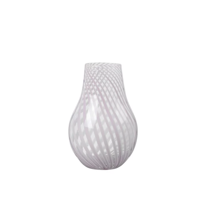 Broste Copenhagen - Ada Crossstripe Vase, H 22,5 Cm, Light Turquise 6 Broste Copenhagen - Ada Crossstripe Vase, H 22,5 Cm, Light Turquise – Bild 6
