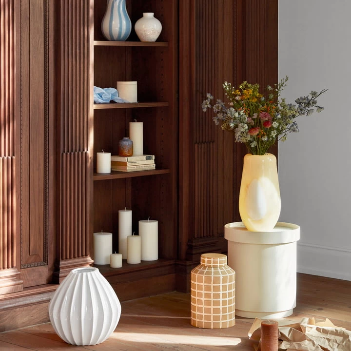 Broste Copenhagen - Ada Dot Vase Ø 18 X H 26 Cm, Orchid Light Purple 2 Broste Copenhagen - Ada Dot Vase Ø 18 X H 26 Cm, Orchid Light Purple – Bild 2