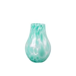 Broste Copenhagen - Ada Spot Vase, H 22,5 Cm, Light Turquise