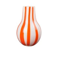 Broste Copenhagen - Ada Stripe Vase, H 37 Cm, Hellblau 19 Broste Copenhagen - Ada Stripe Vase, H 37 Cm, Hellblau -Broste Copenhagen Broste Copenhagen Ada Stripe Vase 37 cm pumpkin orange