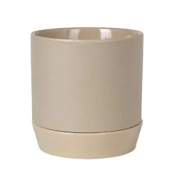 Broste Copenhagen - Denise Übertopf, Ø 21 X H 21 Cm, Dove Grey