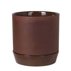 Broste Copenhagen - Denise Übertopf, Ø 21 X H 21 Cm, Red Clay