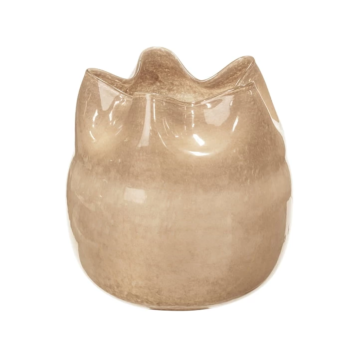 Broste Copenhagen - Esther Vase, Ø 30 Cm, Sand 1 Broste Copenhagen - Esther Vase, Ø 30 Cm, Sand