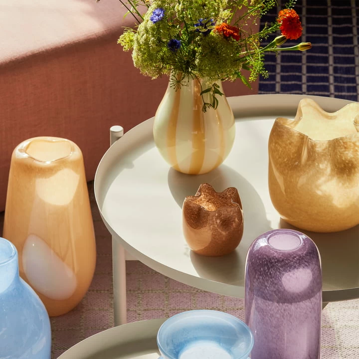 Broste Copenhagen - Esther Vase, Ø 30 Cm, Sand 2 Broste Copenhagen - Esther Vase, Ø 30 Cm, Sand – Bild 2