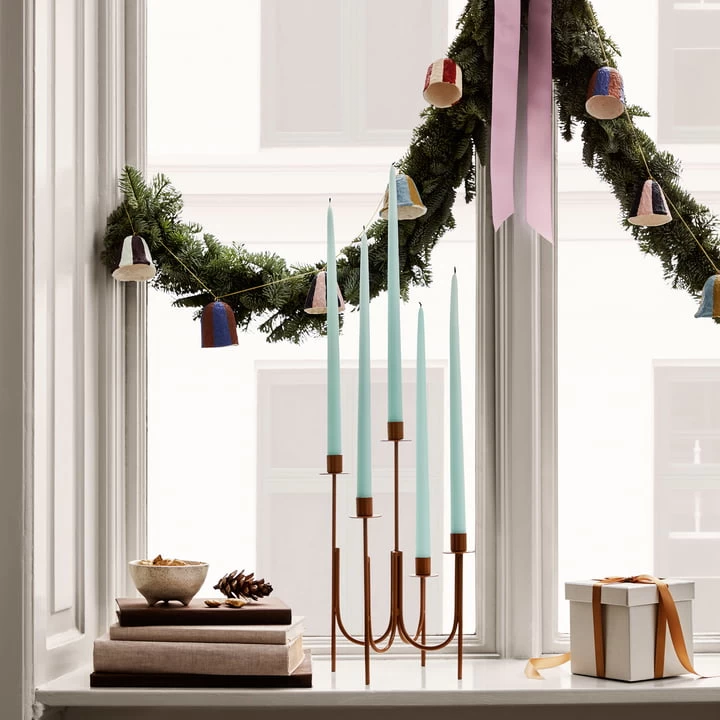 Broste Copenhagen - Farri Kerzenständer, H 100 Cm, Light Warm Grey 2 Broste Copenhagen - Farri Kerzenständer, H 100 Cm, Light Warm Grey – Bild 2