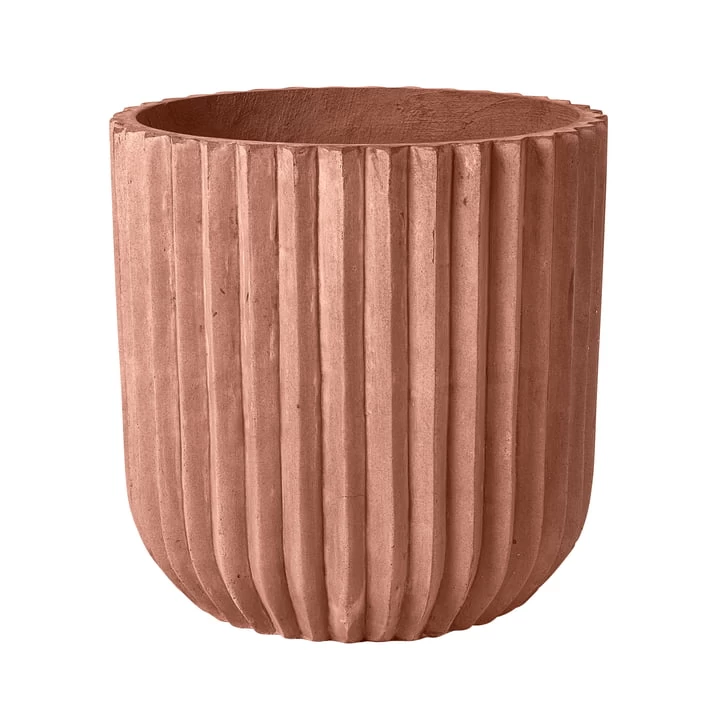 Broste Copenhagen - Fiber Pflanztopf, Ø 37 X 37 Cm, Terracotta (2er-Set) 5 Broste Copenhagen - Fiber Pflanztopf, Ø 37 X 37 Cm, Terracotta (2er-Set) – Bild 5
