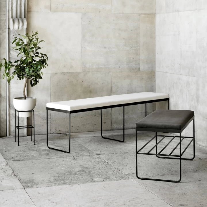 Broste Copenhagen - Gorm Bank Mit Ablage, L 86 Cm / Magnet 3 Broste Copenhagen - Gorm Bank Mit Ablage, L 86 Cm / Magnet – Bild 3