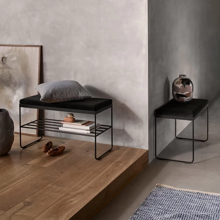 Broste Copenhagen - Gorm Bank Mit Ablage, L 86 Cm / Magnet 4 Broste Copenhagen - Gorm Bank Mit Ablage, L 86 Cm / Magnet – Bild 4