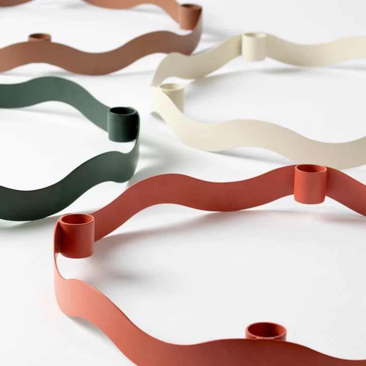 Broste Copenhagen - Halo Kerzenständer, Forest Green 4 Broste Copenhagen - Halo Kerzenständer, Forest Green – Bild 4