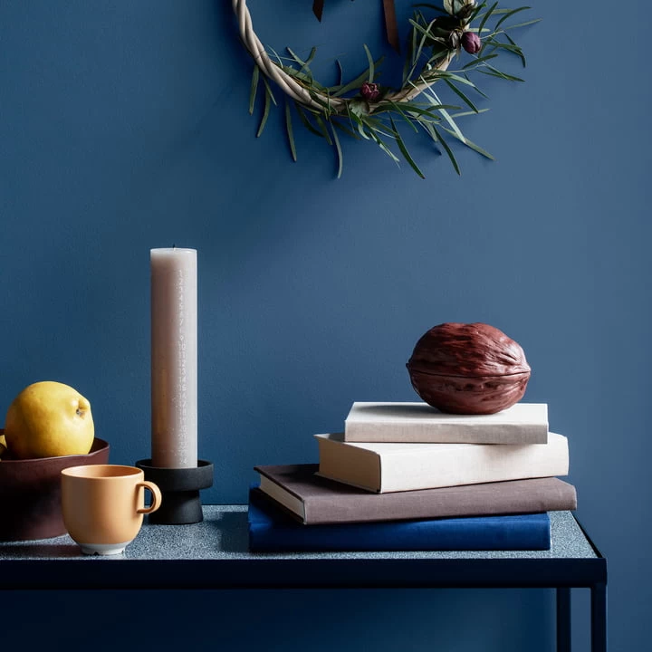 Broste Copenhagen - Holger Kerzentablett, Ø 35 Cm, Schwarz 2 Broste Copenhagen - Holger Kerzentablett, Ø 35 Cm, Schwarz – Bild 2