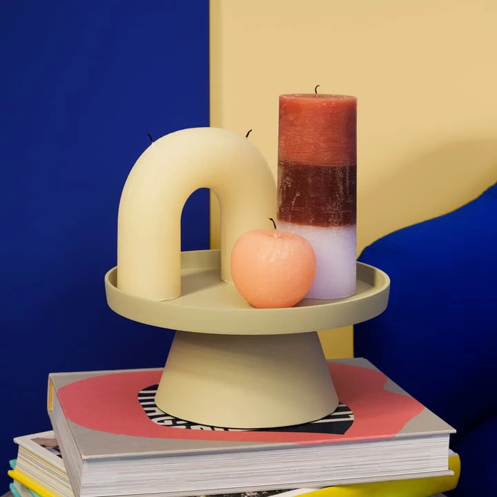 Broste Copenhagen - Holger Kerzentablett, Ø 35 Cm, Schwarz 3 Broste Copenhagen - Holger Kerzentablett, Ø 35 Cm, Schwarz – Bild 3