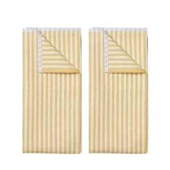 Broste Copenhagen - Lamel Geschirrtuch, Harvest Gold (2er-Set)