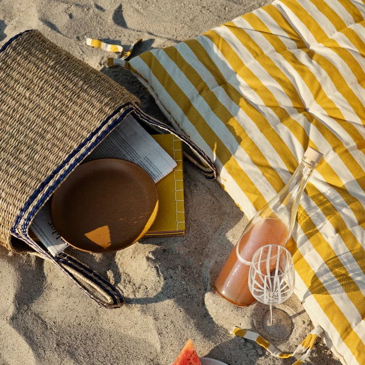 Broste Copenhagen - Lykke Korb, Natural / Baja Blue (2er-Set) 7 Broste Copenhagen - Lykke Korb, Natural / Baja Blue (2er-Set) – Bild 7