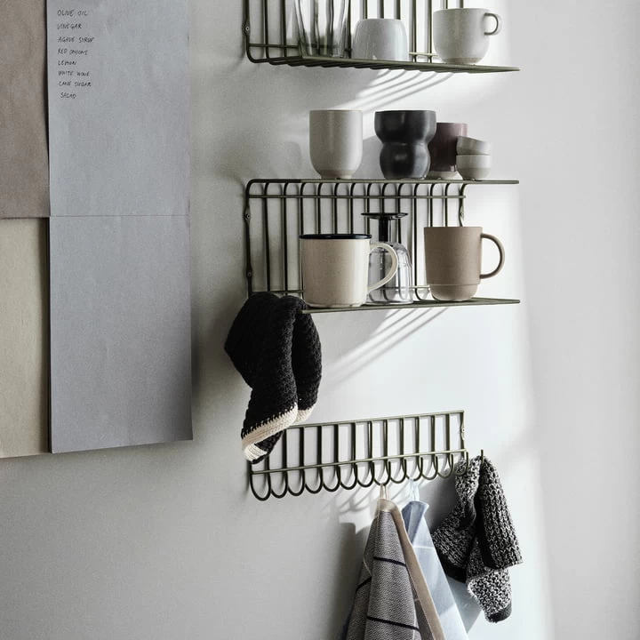 Broste Copenhagen - Maggie Wandregal, Army Green 2 Broste Copenhagen - Maggie Wandregal, Army Green – Bild 2