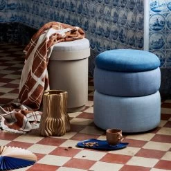 Broste Copenhagen - Magny Vase, H 23,5 Cm, Dunkelblau -Broste Copenhagen Broste Copenhagen Magny Vase 23 5 cm apple cinnamon Ambiente 3