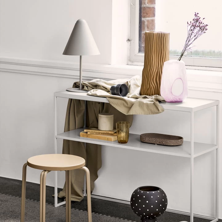 Broste Copenhagen- Magny Vase, H 43 Cm, Castle Beige 2 Broste Copenhagen- Magny Vase, H 43 Cm, Castle Beige – Bild 2