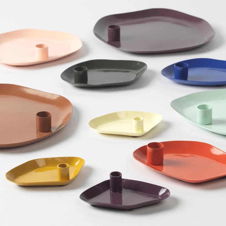 Broste Copenhagen - Mie Kerzentablett, Light Yellow 2 Broste Copenhagen - Mie Kerzentablett, Light Yellow – Bild 2