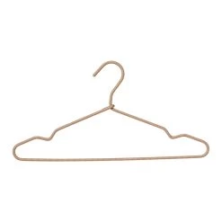 Broste Copenhagen - Mio Kleiderbügel, Sand (3er-Set)