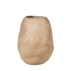 Broste Copenhagen - Organic Vase, H 43 Cm, Simply Taupe