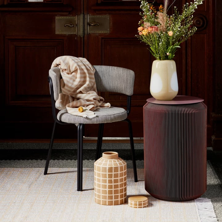 Broste Copenhagen - Pam Beistelltisch Ø 40 X H 60 Cm, Dunkelgrau 4 Broste Copenhagen - Pam Beistelltisch Ø 40 X H 60 Cm, Dunkelgrau – Bild 4