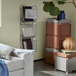 Broste Copenhagen - Stacie Aufbewahrungsbox, 34 X 44 Cm, Grau -Broste Copenhagen Broste Copenhagen Stacie Tablett Box Ambiente 4 3