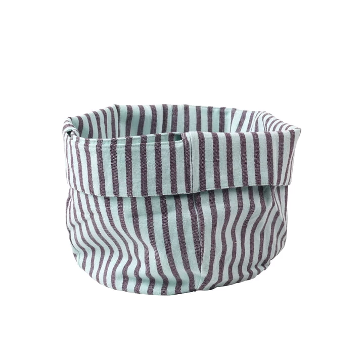 Broste Copenhagen - Bread Brotbeutel, Ø 22 X 22 Cm, Purple / Light Turquise 1 Broste Copenhagen - Bread Brotbeutel, Ø 22 X 22 Cm, Purple / Light Turquise