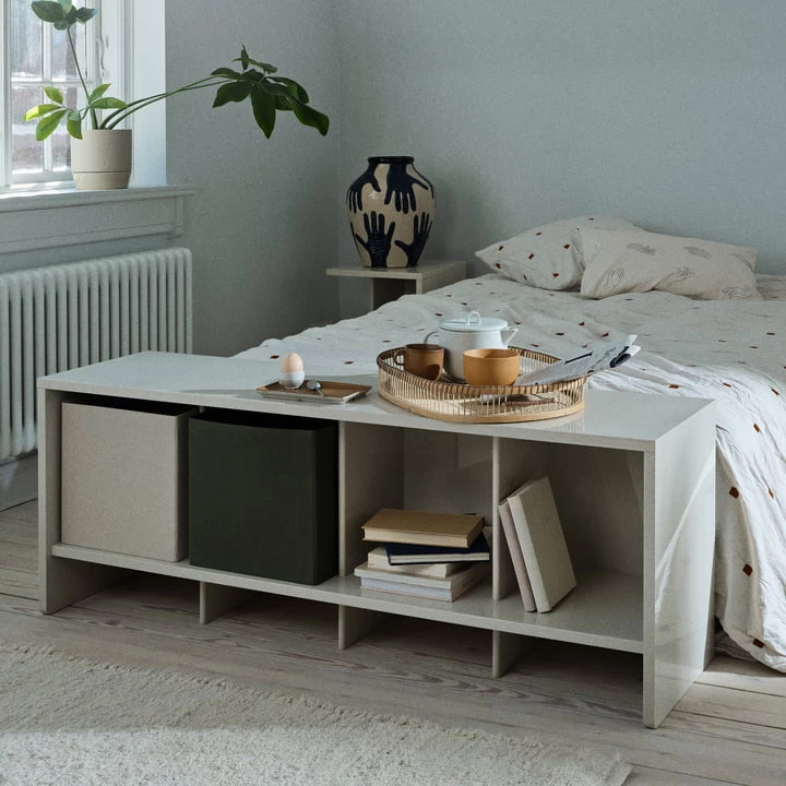 Broste Copenhagen - Tenna Aufbewahrungsbox, 31 X 31 X 31 Cm, Rainy Day Grey 4 Broste Copenhagen - Tenna Aufbewahrungsbox, 31 X 31 X 31 Cm, Rainy Day Grey – Bild 4