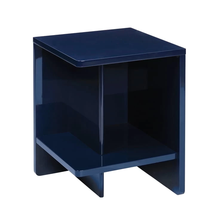 Broste Copenhagen - Tenna Nachttisch, Links, Maritime Blue 1 Broste Copenhagen - Tenna Nachttisch, Links, Maritime Blue