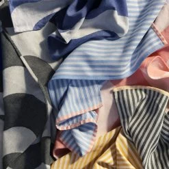 Broste Copenhagen - Strips Küchenschürze, Caramel Brown / Serenity Blue -Broste Copenhagen Broste Copenhagen Tide Geschirrtuch Gruppe Ambiente 2 6