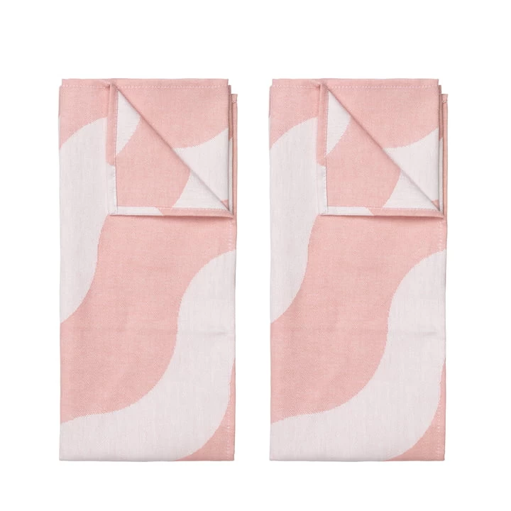 Broste Copenhagen - Tide Geschirrtuch, Dusty Rose (2er-Set) 1 Broste Copenhagen - Tide Geschirrtuch, Dusty Rose (2er-Set)