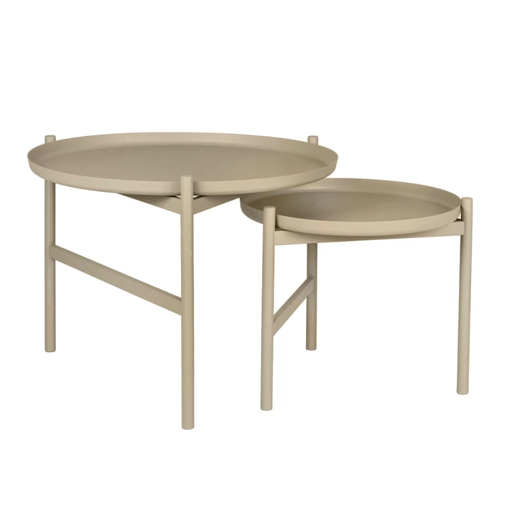 Broste Copenhagen - Turner Beistelltisch, Ø 70 X H 48 Cm, Grau 1 Broste Copenhagen - Turner Beistelltisch, Ø 70 X H 48 Cm, Grau