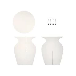 Broste Copenhagen - Urna Tisch, Rainy Dax Grey 7 Broste Copenhagen - Urna Tisch, Rainy Dax Grey -Broste Copenhagen Broste Copenhagen Urna Tisch rainy dax grey elements frei