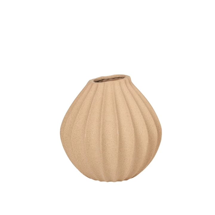 Broste Copenhagen - Wide Vase, Ø 30 X H 30 Cm, Indian Tan 17 Broste Copenhagen - Wide Vase, Ø 30 X H 30 Cm, Indian Tan – Bild 17