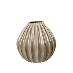 Broste Copenhagen - Wide Vase, Ø 30 X H 30 Cm, Indian Tan 30 Broste Copenhagen - Wide Vase, Ø 30 X H 30 Cm, Indian Tan -Broste Copenhagen Broste Copenhagen Wide Vase 30 x H 30 cm rainy day