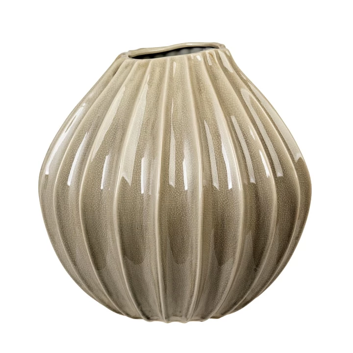 Broste Copenhagen - Wide Vase, Ø 30 X H 30 Cm, Indian Tan 14 Broste Copenhagen - Wide Vase, Ø 30 X H 30 Cm, Indian Tan – Bild 14