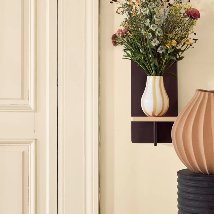 Broste Copenhagen - Wide Vase, Ø 25 X H 25 Cm, Indian Tan 8 Broste Copenhagen - Wide Vase, Ø 25 X H 25 Cm, Indian Tan – Bild 8